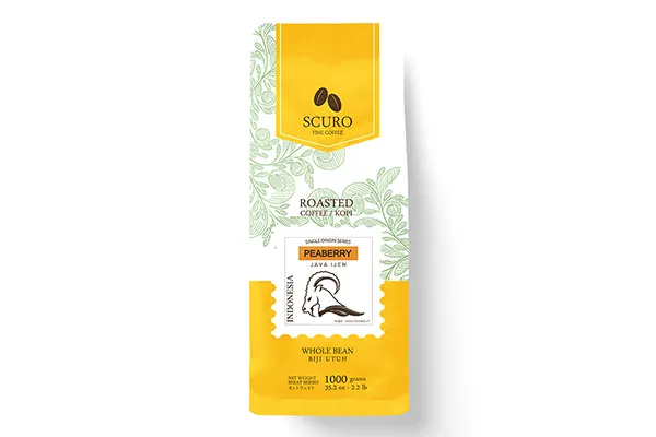 Scuro Coffee Peaberry 1 kg 1