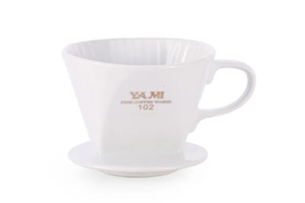 V60 Ceramic Dripper Flat Bottom 5