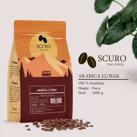 Scuro Coffee Arabica Luwak 1 kg
