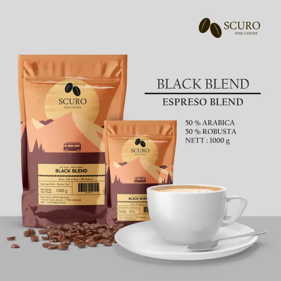 Scuro Coffee Black 1 kg 1